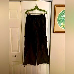 Aerie Women's Grungy Grey High Waisted Go-For-It Baggy Cargo Pant Sz S/P